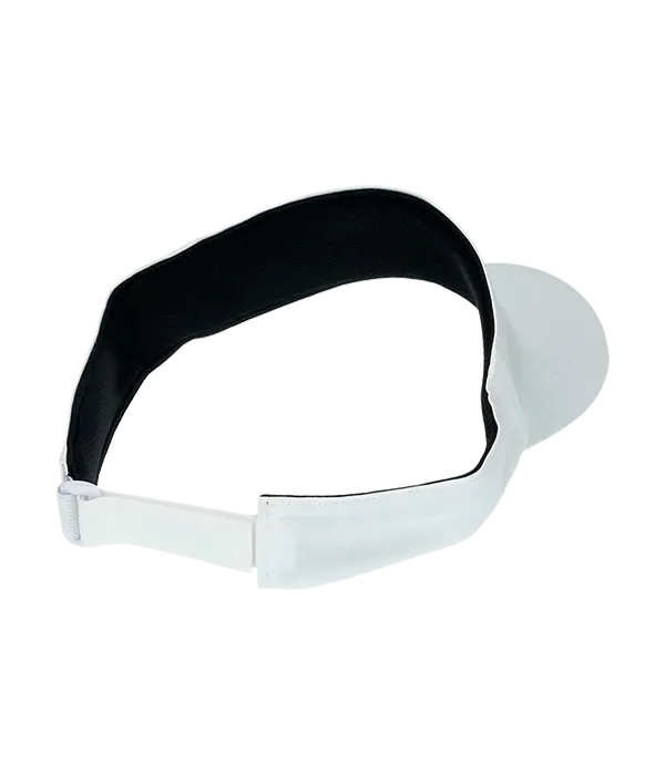 ASICS LARGE LOGO PERFORMANCE VISOR - WHITE