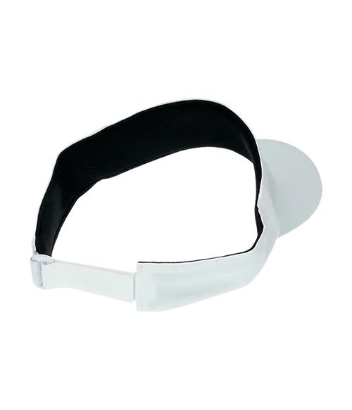 ASICS LARGE LOGO PERFORMANCE VISOR - WHITE