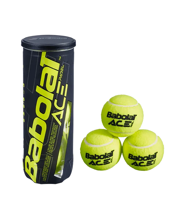 BABOLAT ACE PADEL BALLS – 3 BALL CAN