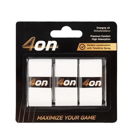 4ON PREMIUM COMFORT OVERGRIP X3 – WHITE