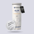 RAQUEX ELITE WHITE PADEL BALLS – TUBE OF 3