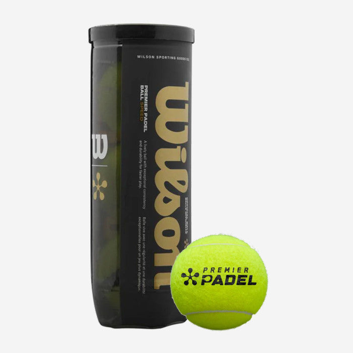 WILSON PREMIER PADEL SPEED 3 BALL CAN Yellow