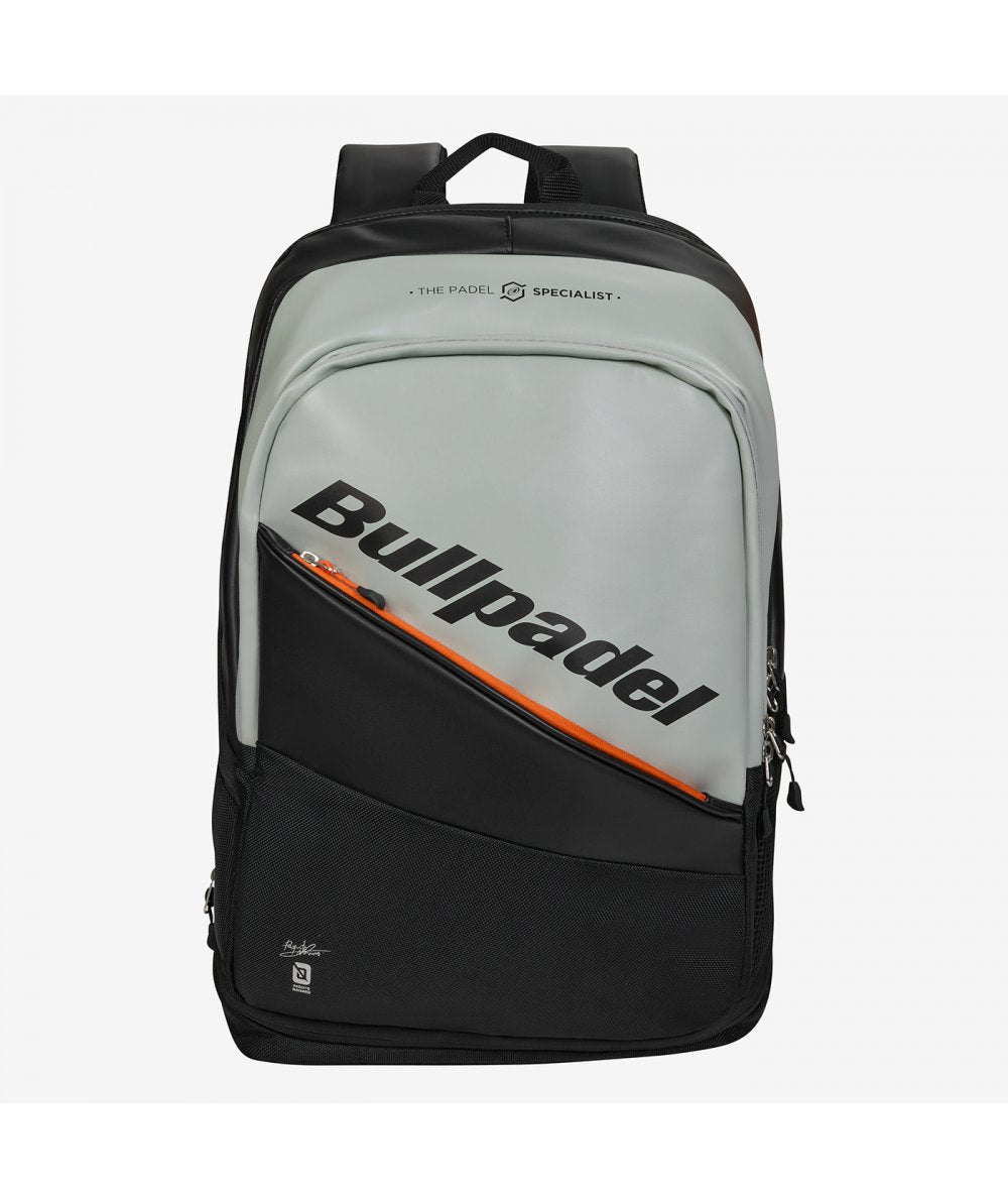 MOCHILA BULLPADEL HACK GRIS VERDOSO